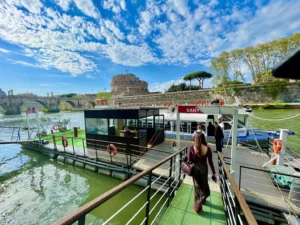 Rome. Tiber River Boat Flexible Ticket Options