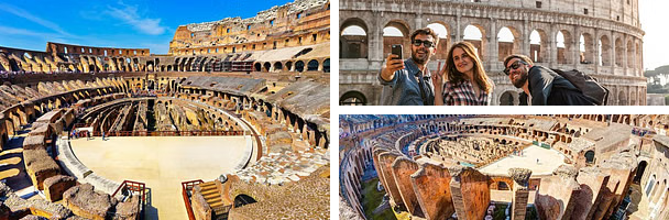 Colosseum interior view
