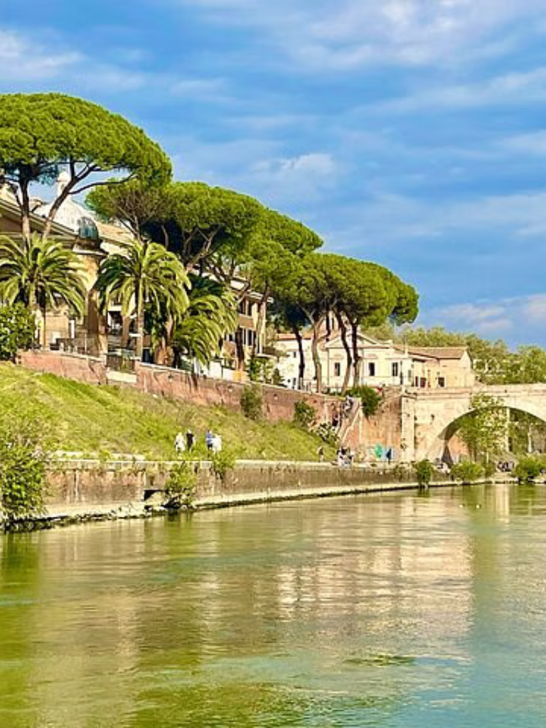 Tiber Riverbank Rome