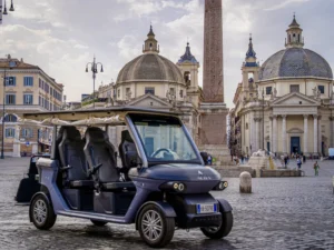 Private Golf Cart Tour + St. Peter’s Basilica Priority Entry & Tour